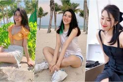 Thúy Ngân dù là ảnh không chỉnh sửa hay tự 'dìm hàng' vẫn gây xao xuyến bởi nhan sắc xinh đẹp