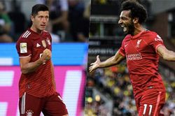 Chiếc giày Vàng châu Âu 2021/22: Benzema, Salah mỏi cổ ngóng Lewandowski