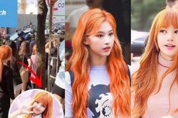 Chỉ nhờ một meme mới nổi, idol K-Pop tóc cam được 'săn đón': Lisa, Sana mỗi người một vẻ