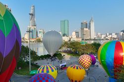 Người dân trải nghiệm ngày hội khinh khí cầu lớn nhất TP.HCM