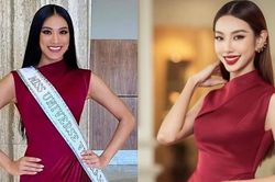 Mặc cùng kiểu trang phục, Hoa hậu Thùy Tiên và Á hậu Kim Duyên có sự lựa chọn khác nhau