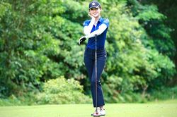 Á hậu Huyền My giành cúp đặc biệt tại giải đấu golf ở Phú Quốc
