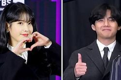 IU công khai 'thả tim' V BTS trước bàn dân thiên hạ