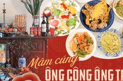 Cùng ngắm loạt mâm cơm cúng ông Công ông Táo đẹp mắt của hội chị em đảm đang