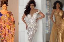 Miss Universe 2021 Harnaaz Sandhu thay 9 bộ trang phục đẹp lộng lẫy trong buổi chụp hình