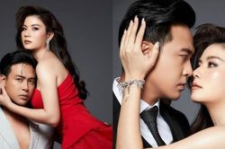 Kha Ly diện váy xẻ cao, nóng bỏng bên cạnh ông xã Thanh Duy