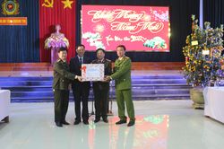 Phó Bí thư Thường trực Tỉnh ủy Nguyễn Đăng Quang thăm, chúc tết Công an tỉnh
