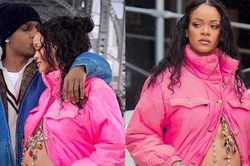 Rihanna khoe bụng giữa trời tuyết lạnh, xác nhận mang thai con đầu lòng