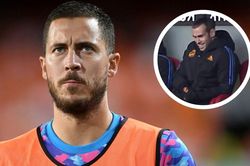 Bale có hành động lạ khi Hazard không được vào sân