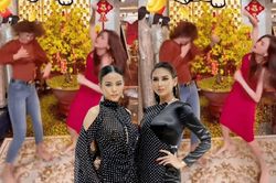 Mâu Thủy và Võ Hoàng Yến bung lụa 'còn mùng là còn quẩy' nhưng nghe nhạc khiến dân tình choáng váng