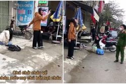 Ngán ngẩm thiếu nữ say xỉn đứng không vững, chỉ tay vào chú công an: 'Cháu mách mẹ là chú bắt nạt cháu'