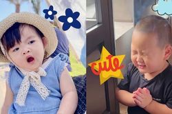 Các 'thánh hài nhí V-Biz' tái xuất: Hayden giúp mẹ dọn nhà, Leon tạo dáng trong... tủ đồ