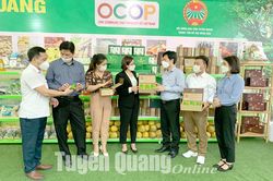 Hơn 1.000 lượt người đến tham quan, mua sắm tại gian hàng OCOP của tỉnh