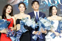Minh Hằng - Bảo Anh diện váy khoe đường cong hiểm hóc, Diệu Nhi được Thuận Nguyễn dìu nhau tình tứ