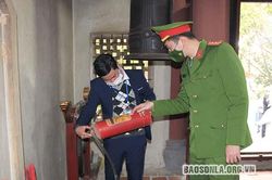 Bảo đảm an toàn PCCC tại các điểm văn hóa tâm linh
