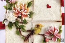 Trang trí bánh mì sống động, nghệ nhân khiến thực khách không nỡ ăn