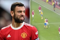 Bruno Fernandes thoát ăn thẻ dù 'đấu võ' với cầu thủ Southampton