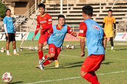 U23 Việt Nam luyện bài dứt điểm, phối hợp đá phạt