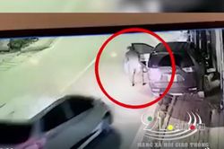 Vừa mở cửa xe, tài xế bị tông gục dưới bánh lái, dân mạng 'mổ xẻ' vụ tai nạn vô tình hay có chủ đích?