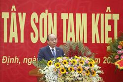 Chủ tịch nước dự Lễ khánh thành Đền thờ Tây Sơn Tam kiệt
