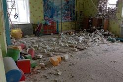 Nhà trẻ ở miền Đông Ukraine bị pháo kích