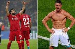 Kỷ lục ghi bàn của Salah chỉ kém Ronaldo và Lewandowski