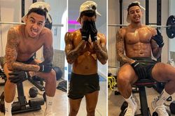 Lingard vùi đầu tập gym, thân hình hoàn hảo như Ronaldo