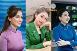 Dàn MC VTV lộ 'góc nghiêng thần thánh' đẹp chuẩn nàng thơ