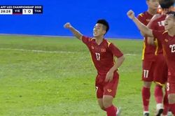 Trung Thành lập 'siêu phẩm' đá phạt vào lưới U23 Thái Lan