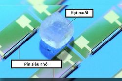 Phát minh pin nhỏ nhất thế giới, chỉ bằng một hạt bụi