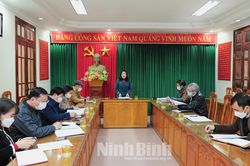 Họp Ban biên tập Tập san chào mừng Kỷ niệm 200 Danh xưng Ninh Bình và 30 năm tái lập tỉnh