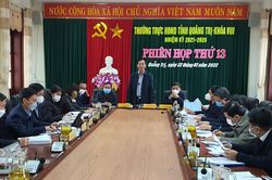 Thường trực HĐND tỉnh: Chuẩn bị nội dung trình kỳ họp thứ 7, HĐND tỉnh khóa VIII
