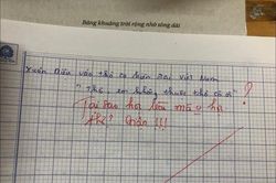 Học trò không thuộc thơ nên tự 'chế' trong bài kiểm tra, cô giáo để lại lời phê cực hài