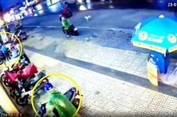 Clip: Lại thêm vụ dàn cảnh trộm xe máy táo tợn, toàn bộ hành vi chỉ diễn ra trong chưa đầy 20 giây