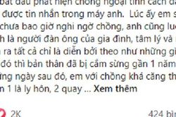 Bồ của chồng khiêu khích 'em gọi là anh ấy sẽ tới', tưởng khiến vợ ghen lồng ngờ đâu nhận được trái đắng