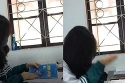Chuẩn bị thi giữa học kỳ 2, nữ sinh có cách học ôn 'bá đạo' khiến netizen ngả mũ thán phục
