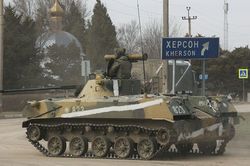Quân đội Nga đã tiến vào thành phố Kherson của Ukraine