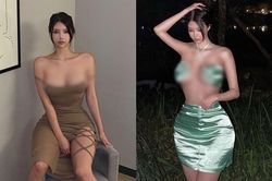 Đỏ mặt trước gu thời trang hở bạo của mỹ nhân body chữ S