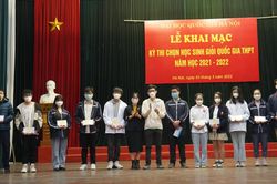 ĐHQG Hà Nội: Khai mạc Kỳ thi chọn học sinh giỏi quốc gia