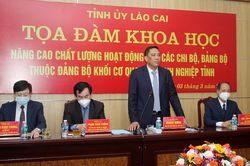 Tọa đàm nâng cao chất lượng hoạt động của các chi bộ, đảng bộ