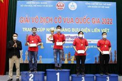 Giải vô địch cờ vua quốc gia 2022 tại Bắc Giang không có nhiều bất ngờ
