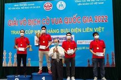 Giải cờ vua quốc gia 2022: 'Bà mẹ bỉm sữa' vô địch trước 1 vòng đấu