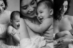 Tiêu Châu Như Quỳnh khoe khoảnh khắc thiêng liêng bên con gái