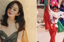 Ảnh thời bé diễn văn nghệ ở trường của Triệu Lệ Dĩnh gây 'sốt'