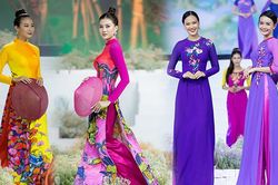 Nét đẹp Việt Nam rạng rỡ trên tà áo dài của NTK Thuận Việt
