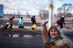 HDV livestream trên đường lánh nạn, cho khách 'tham quan' thực tế nghiệt ngã ở Ukraine