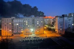 Miền tây Ukraine lần đầu bị oanh kích, Nga muốn tặng vũ khí quân ly khai Kiev