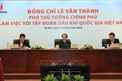 Phó Thủ tướng Lê Văn Thành làm việc với Tập đoàn Dầu khí Việt Nam