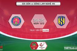 Soi kèo nhà cái Sài Gòn vs SLNA. Nhận định, dự đoán bóng đá V-League (19h15, 13/3)