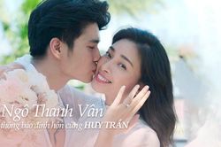 Ngô Thanh Vân chính thức thông báo lên xe hoa cùng Huy Trần